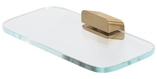 Geesa Shift Brushed Gold Półka łazienkowa / Mydelniczka 919903-07